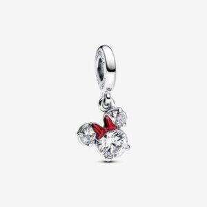 Authentic Disney Minnie Mouse Silhoutte Dangle Pandora Charm
